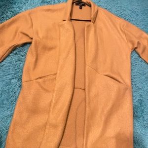 Brushed open front jacket forever 21